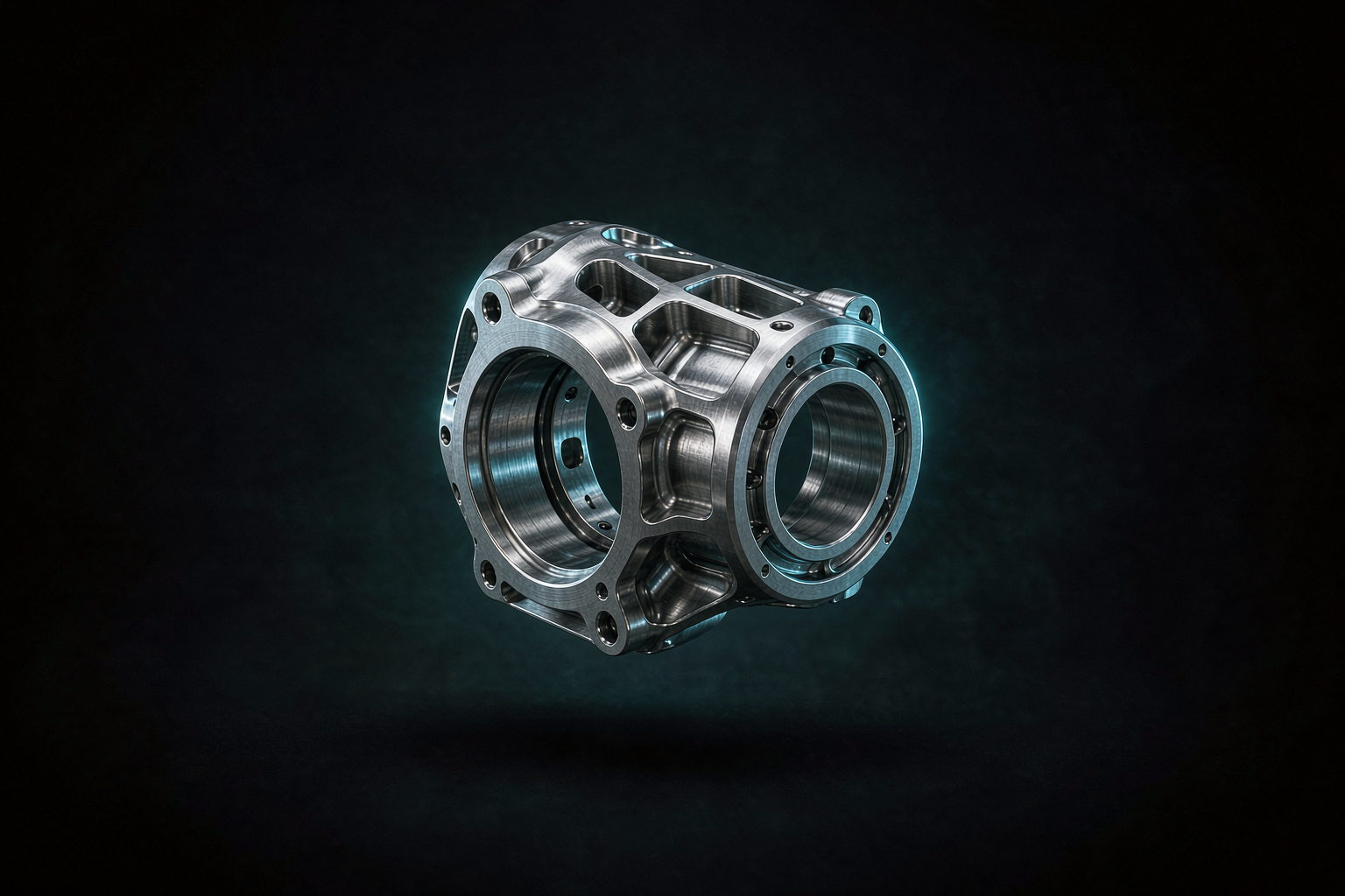 Titanium 3D-printed robotic joint component